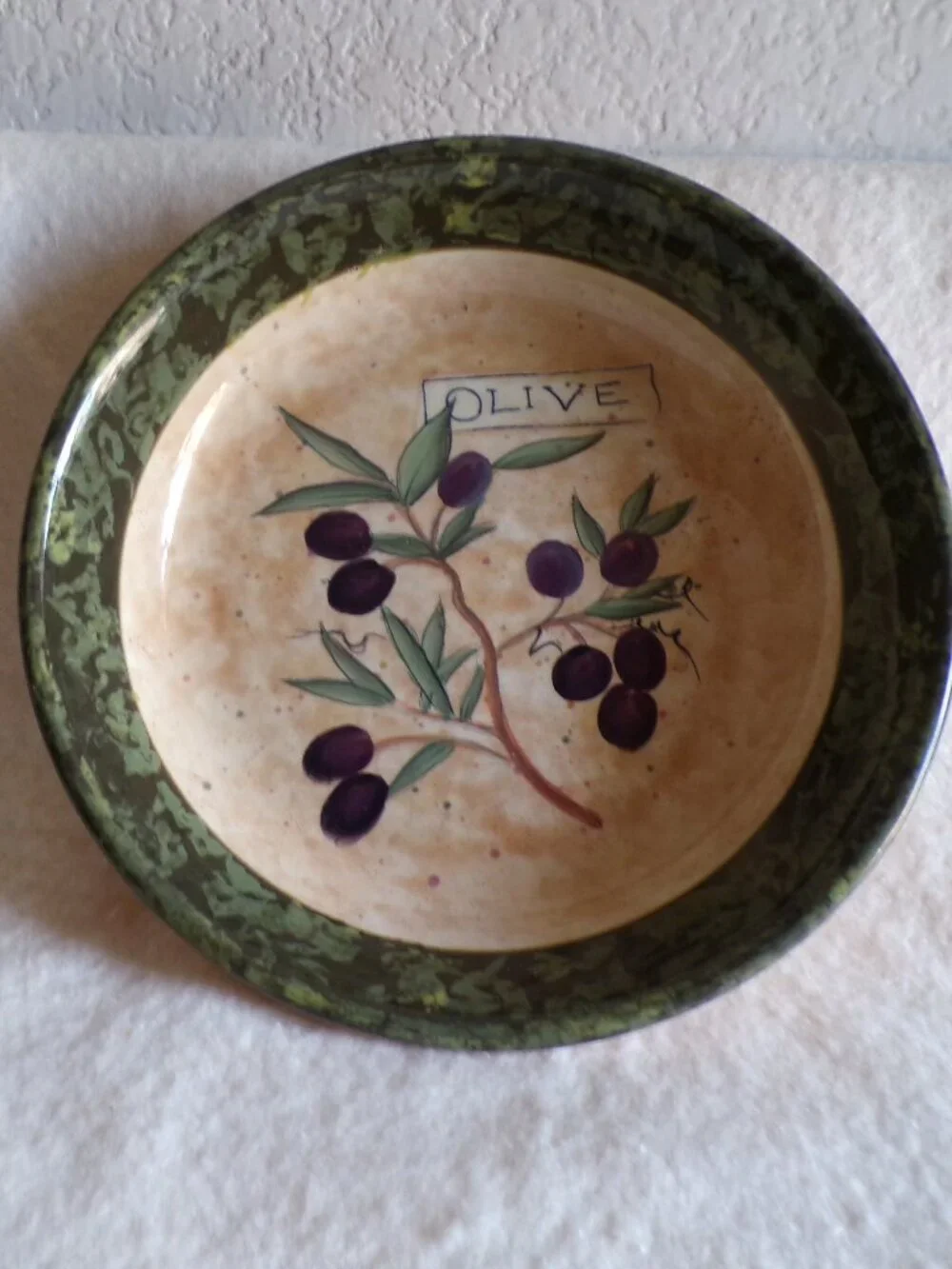 Susan Winget Pasta Bowl Certified International 9 1/4